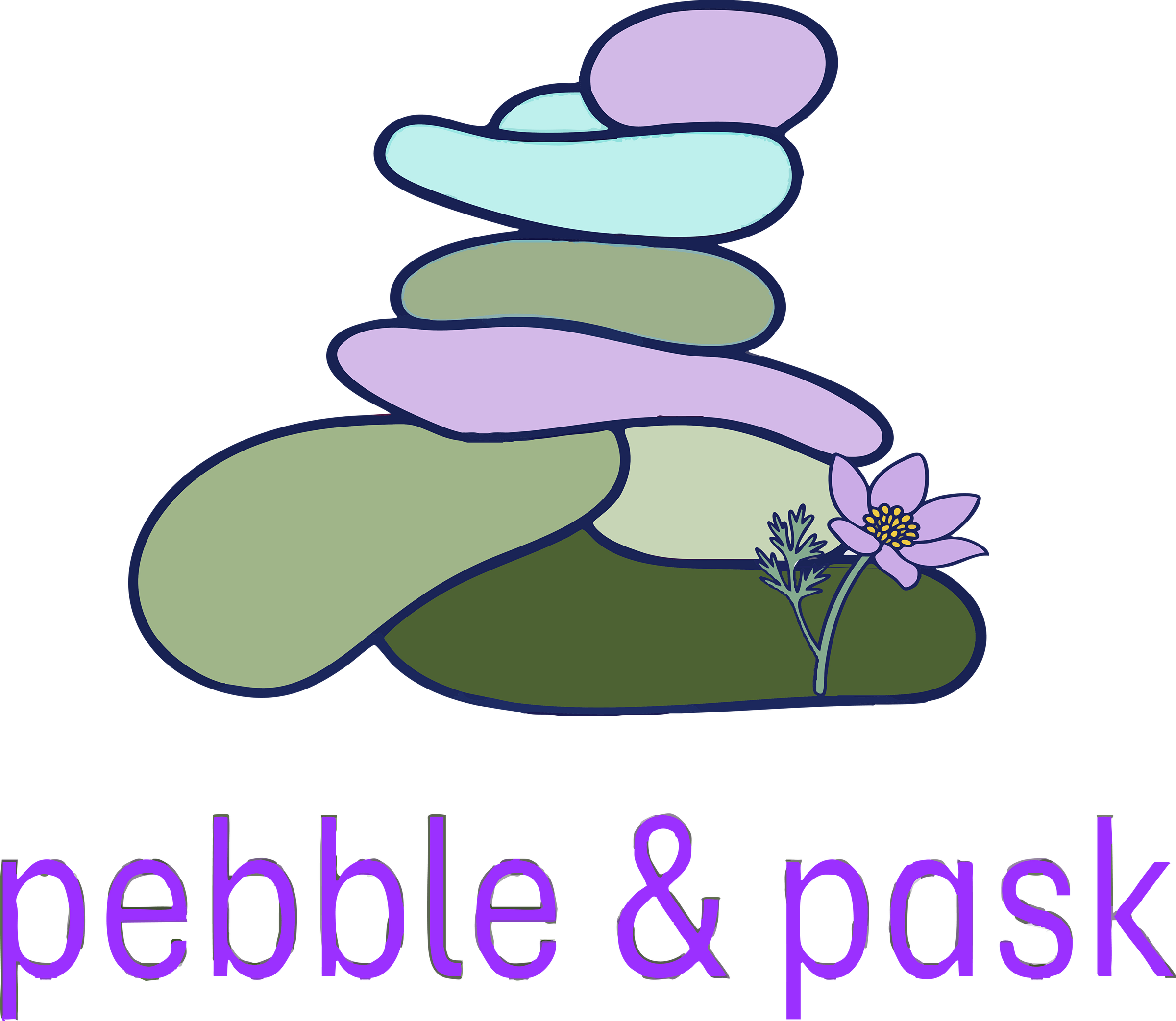 Pebble and Pask Seaglass